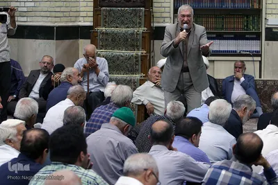 مراسم ترحیم همسر مرجع عالیقدر حضرت آیت الله غروی علیاری