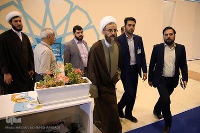 غرفه خبرگزاری ایکنا در نهمین روز بیست و ششمین نمایشگاه قرآن کریم