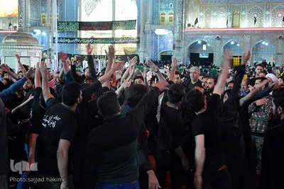 یه گزارش از مراسم عزاداری سالروز  شهادت حضرت معصومه(س)