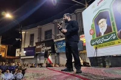 یکصد و دومین اجتماع شبانه مردم انقلابی شهرستان بابلسر