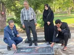 تجدید میثاق خبرنگاران و غبارروبی گلزار شهدای ملایر