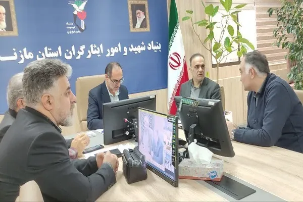حضور مدیر و مسئولان بنیاد شهید مازندران در وبینار آموزشی تفسیر قرآن