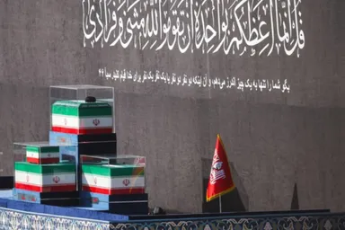 فیلم | بخشی از تلاوت «ابوالقاسمی» در ابتدای مراسم وداع با «آقای شهید ایران»