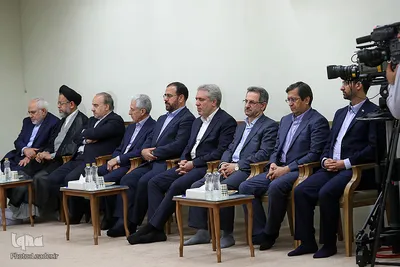 دیدار رئیس‌جمهور و اعضای هیئت دولت با رهبر معظم انقلاب