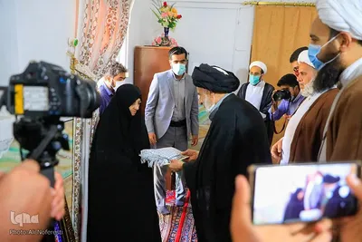 دیدار نماینده ولی فقیه در خراسان‌جنوبی با خانواده شهید عبادی