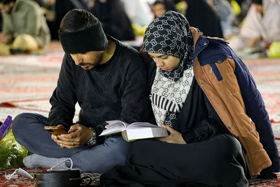 اولین شب قدر در حرم مطهر حضرت شاهچراغ(ع)