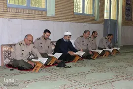 محفل انس با قرآن كريم در مركز آموزش عالی سازمان عقيدتی سياسی ارتش