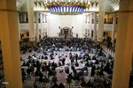 مراسم عزداری شب شهادت امام جعفر صادق علیه السلام در سوّمین حرم اهل‌بیت علیهم السلام‎