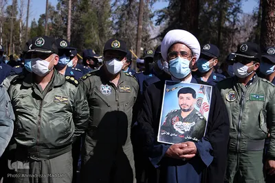 مراسم تشییع پیکر مطهر شهید سرهنگ دوم خلبان «صادق فلاحی» در شیراز‎‎