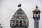 آیین تعویض پرچم آستان مقدس حضرت سید علاءالدین حسین(علیه السلام)‎‎