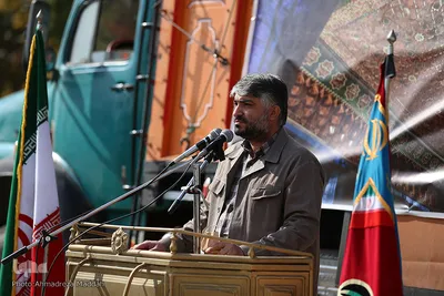 آیین ارسال کتیبه سقف قبور مطهر شهدای 72 تن حرم امام حسین(ع) به کربلای معلی‎‎
