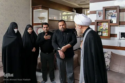 دیدارجمعی از مسئولین استانی با خانواده سردار شهید حاج عبدالله اسکندری‎‎