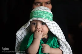 مراسم شیرخوارگان حسینی در منطقه محروم زهکلوت