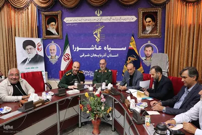 نشست فرمانده سپاه عاشورا با اصحاب رسانه‎