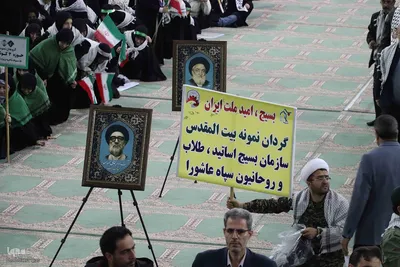 نمایش اقتدار بسیج سپاه عاشورا در مصلی امام خمینی(ره) تبریز