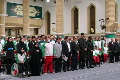 دیدار اعضای کاروان‌های اعزامی ایران به بازی‌های المپیک و پارالمپیک ۲۰۲۴ پاریس