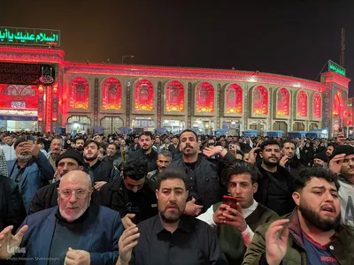 حال و هوای بین الحرمین در شام شهادت حضرت زینب(س)