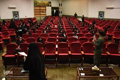 ⁨هفدهمین دوره مسابقات نیمه نهایی قرآن کریم بانوان شاغل در سپاه عاشورا⁩