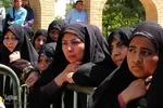 تشییع پیکر شهید اسدالله قربانی از شهدای مدافع حرم