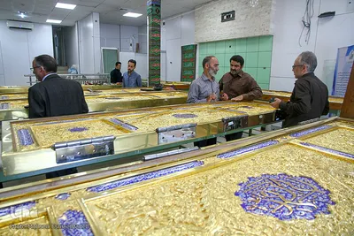 کارگاه ساخت درب‌های حرم امامین کاظمین(ع) در مشهد