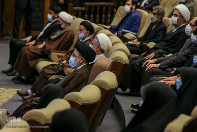 دیدار رئیس جمهور با نخبگان، علما، خانواده شهدا ،ایثار گران و جمعی از اقشار مردم