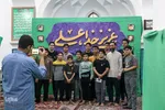اعتکاف دانش آموزی در مسجد جامع یزد‎