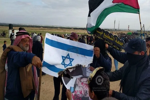 40 زخمی در تظاهرات بازگشت فلسطینیان در غزه