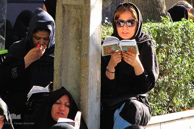 مراسم قرائت دعای روز عرفه در اراک