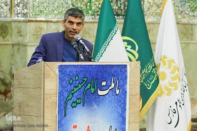 مراسم سفره صلوات خاصه حرم و عصر شعر «لاله‌گردانی حرم » شاعران فارس