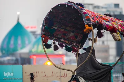 ورود نمادین کاروان امام حسین(ع) به شهر کربلا