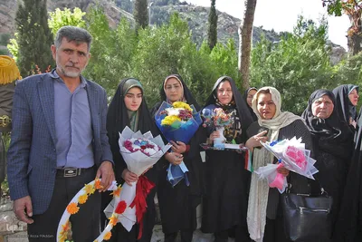 استقبال از ۹ نفر از مجروحان ناوچه «دنا»  در شیراز