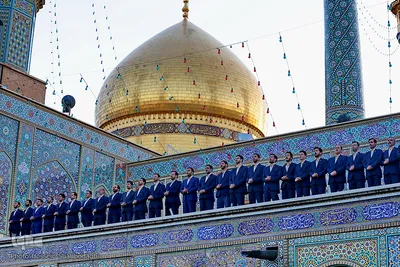 ضبط اجرای گروه تواشیح محمد رسول الله(ص) در حرم حضرت معصومه(س)‎