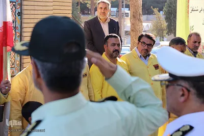 مراسم غبارروبی مزار شهدای بیرجند
