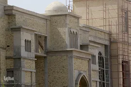 ساختمان جدید در حال احداث دارالقرآن آستان حسینی در شهر مقدس کربلا