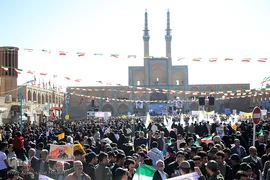 راهپیمایی یوم الله ۲۲ بهمن در یزد