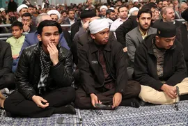 دیدار شرکت کنندگان در مسابقات بین‌المللی قرآن با رهبر معظم انقلاب