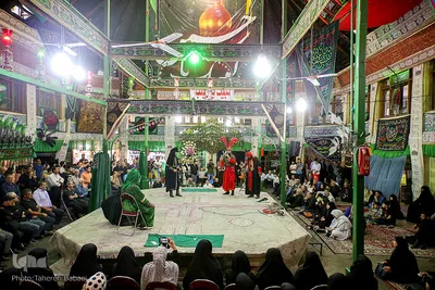 مراسم تعزیه خوانی وداع حضرت علی اکبر(ع)