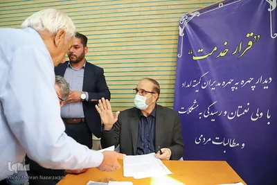 استقرار میز خدمت دستگاه‎های دولتی در مصلی امام خمینی (ره) تبریز‎