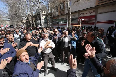 تشییع پیکرهای مطهر ۶ شهید اقتدار ملی در سپیدان فارس