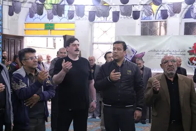 سوگواری اهالی شهرک سعدی در عزای رهبر شهید
