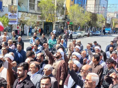 تجمع مردمی تا فتح قدس در شهرستان ملایر