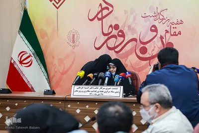 نشست خبری انسیه خزعلی رئیس ستاد مرکزی هفته بزرگداشت مقام مادر و روز زن