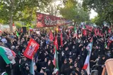 فیلم | تشییع نمادین پیکر قائد شهید در تویسرکان