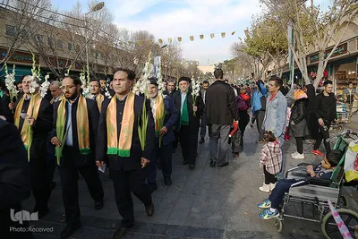 مراسم تعویض پرچم آستان مقدس حضرت عبدالعظیم حسنی(ع)