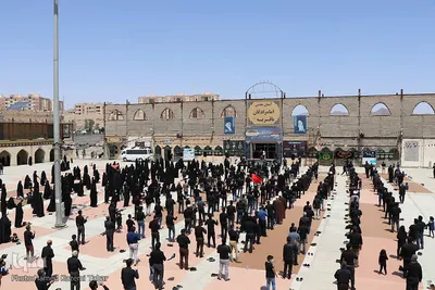 عزاداری روز تاسوعا در امام زادگان باقریه(ع) بیرجند