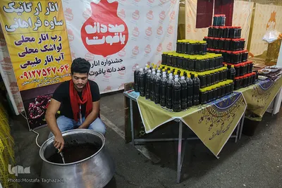 افتتاحیه هشتمین جشنواره انار «صد دانه ياقوت»