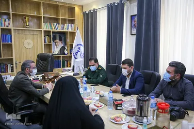 بازدید معاون روابط عمومی سپاه فجر و رئیس بسیج رسانه فارس از ایکنا‎‎