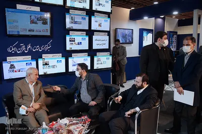 غرفه ایکنا در نمایشگاه دستاوردها و توانمندی‌های جهاددانشگاهی