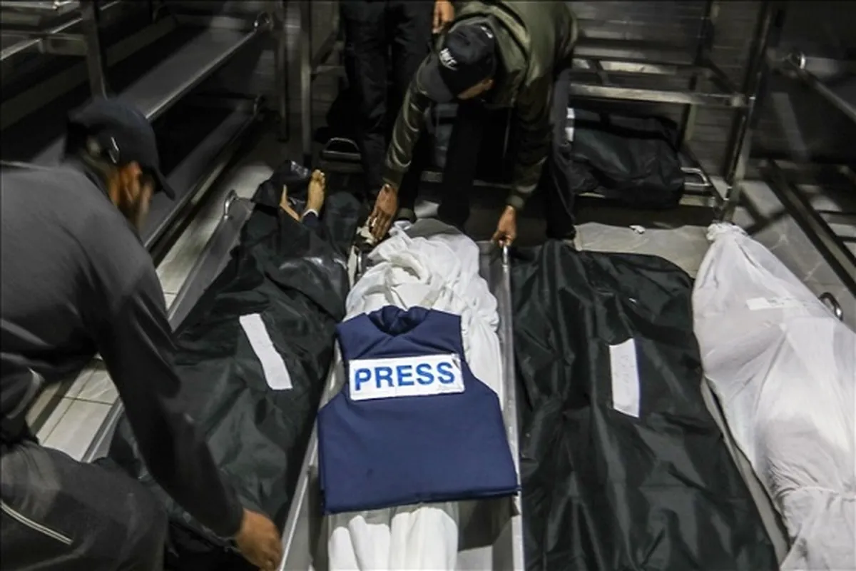Brussels Rally Condemns Israeli Killing of Journalists in Gaza