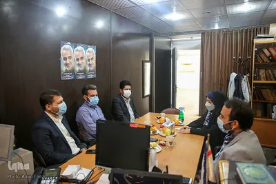بازدید رئیس بسیج رسانه فارس از دفتر خبرگزاری ایكنا